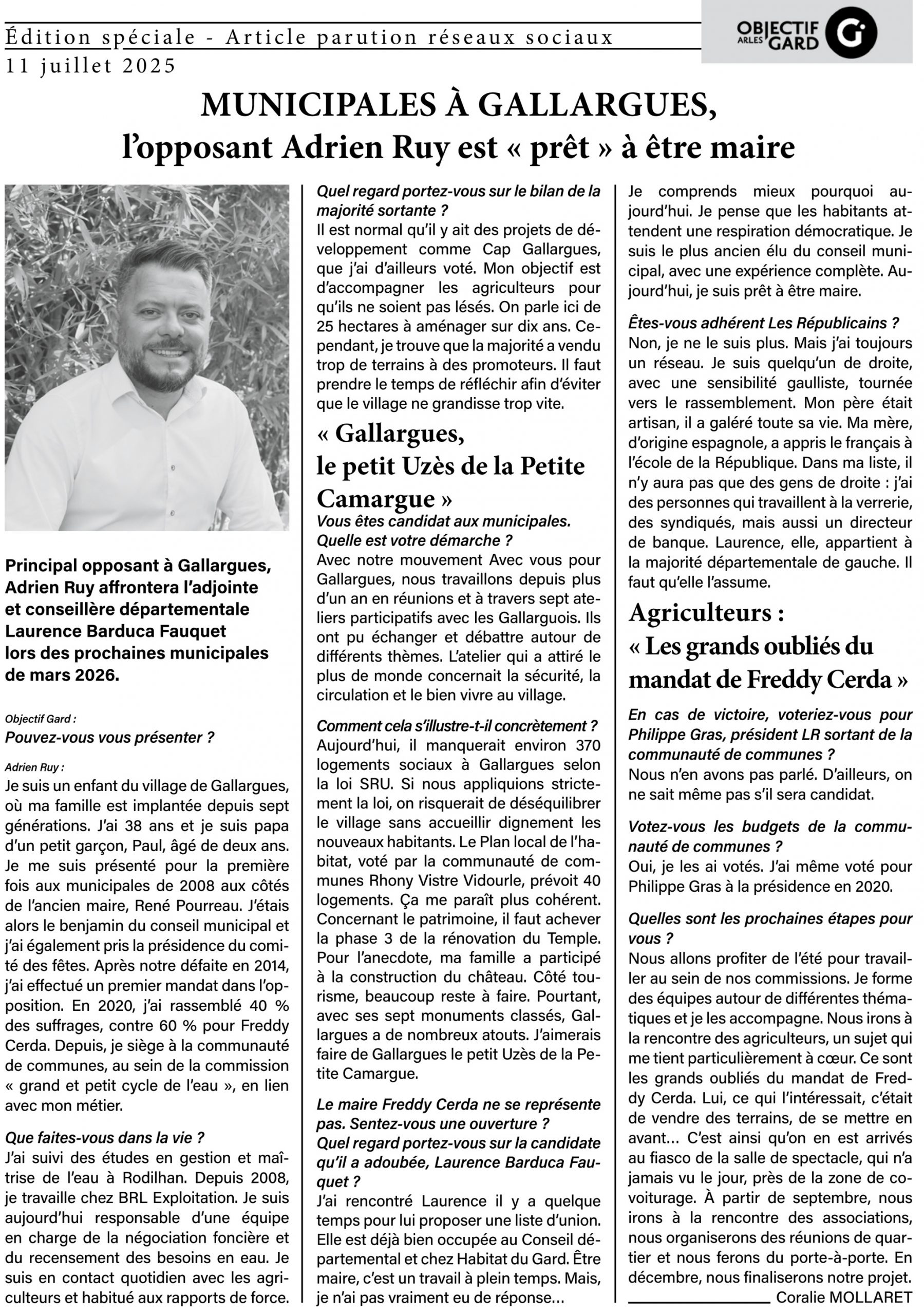 gallargues maire