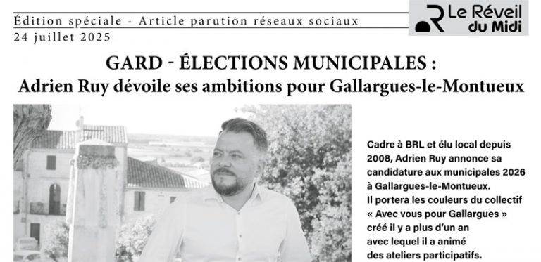 candidat maire gallargues