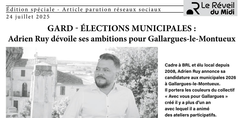 candidat maire gallargues